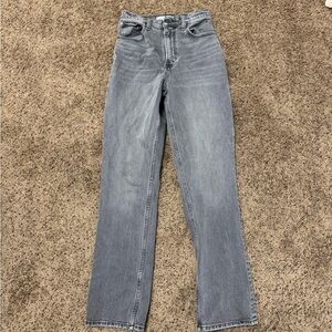 Abercrombie and fitch the 90’s straight ultra high rise curve love jeans